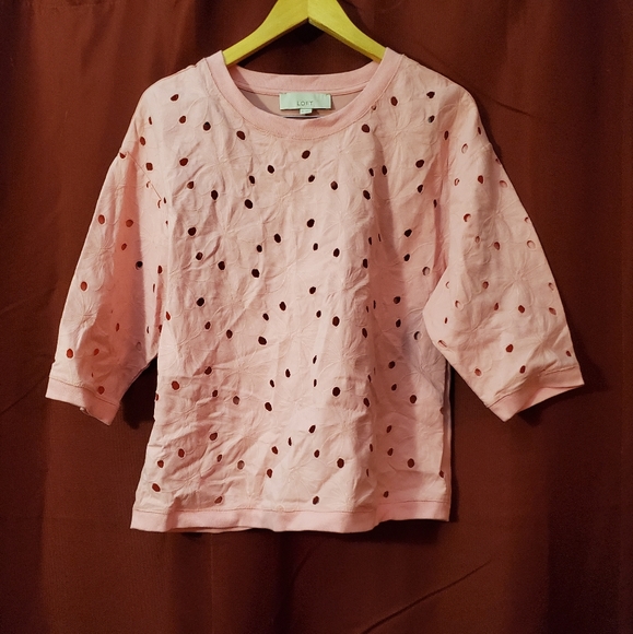 LOFT Tops - LOFT | Pink shirt